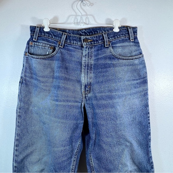 Levis 550 Vintage 90’s Men’s Relaxed Fit Jean Pants Sz 36x30 - Picture 3 of 14